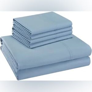 Hotel Style 800 Thread Count Cotton Rich Sateen Bed Sheet Set NWT